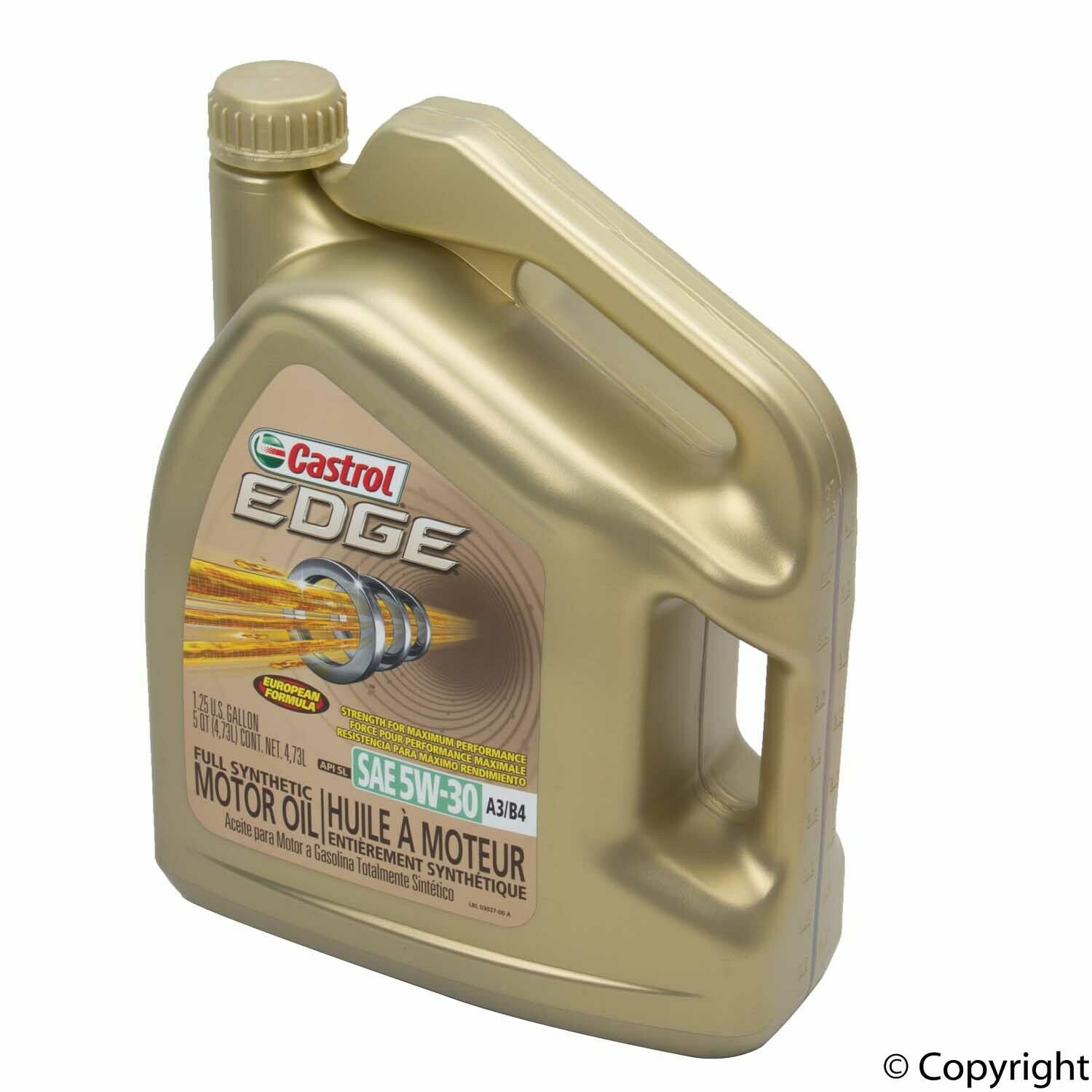 x12 QUART KIT 5W30 CASTROL EDGE EUROPEAN FORMULA Engine Motor Oil for